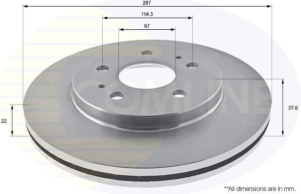Brake Disc ADC0619V
