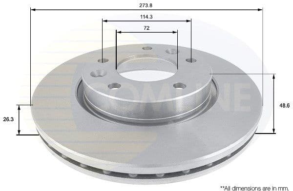 Brake Disc ADC1076V