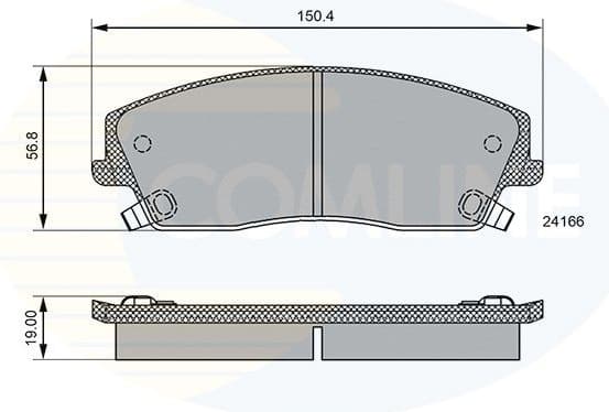Brake pads front CBP36085