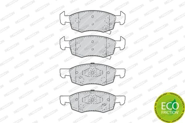 Brake pads front, Top Quality FDB4866 - image 2