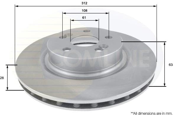 Brake Disc ADC2712V