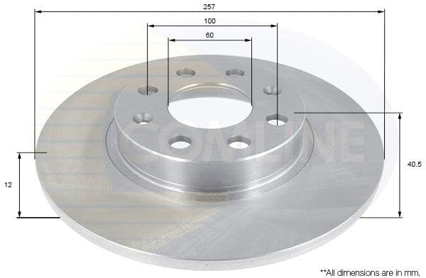 Brake Disc COATED ADC1140