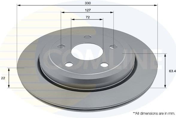 Brake Disc COATED ADC2889V