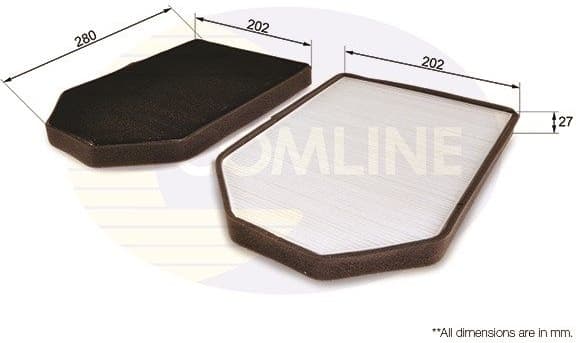 Filter, cabin air EKF236