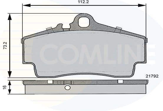 Brake Pad Set, disc brake CBP06130