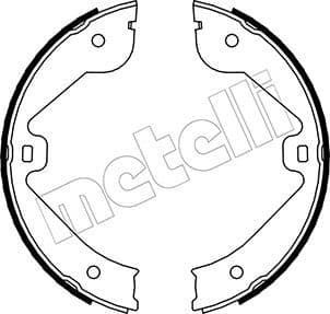 Brake shoes handbrake 53-0244