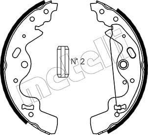 Brake Shoe Set 53-0370