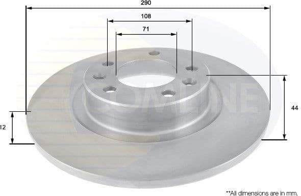 Brake Disc COATED ADC2708