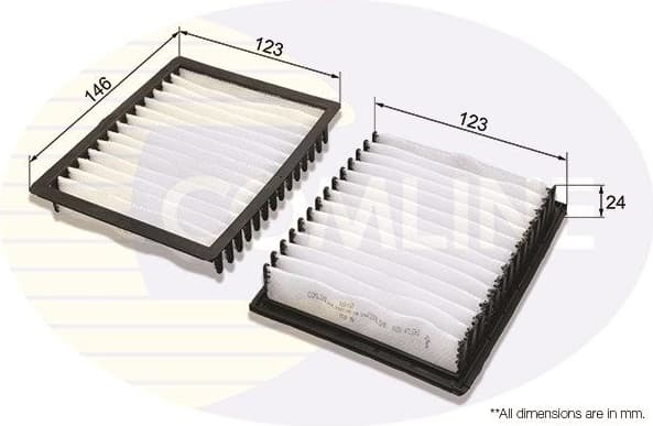 Filter, cabin air EKF138
