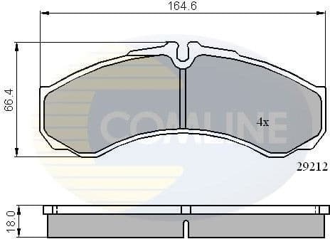 Brake Pad Set, disc brake CBP0909
