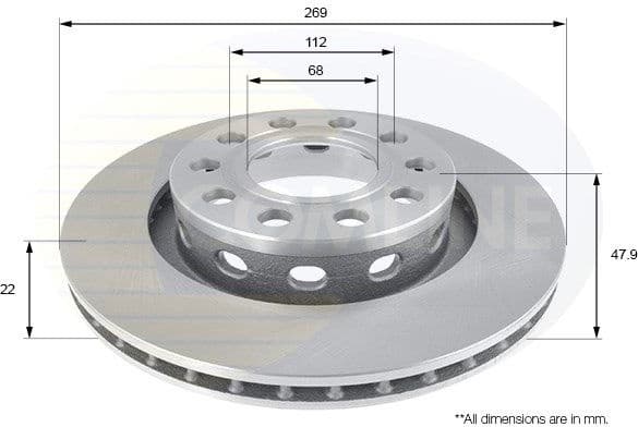 Brake Disc ADC2611V