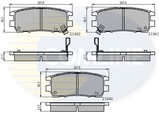 Brake Pad Set, disc brake CBP3233