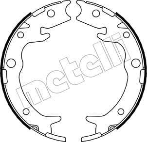 Brake shoes handbrake 53-0159