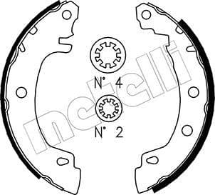 Brake Shoe Set 53-0353