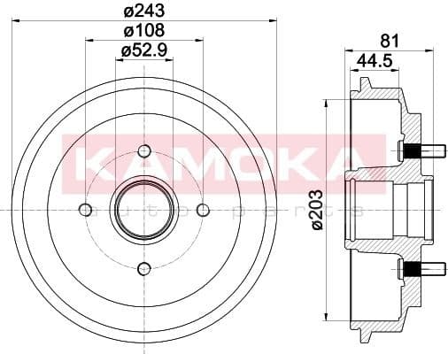 Brake Drum 104031