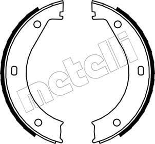 Brake Shoe Set, parking brake 53-0013
