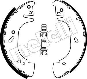 Brake Shoe Set 53-0313