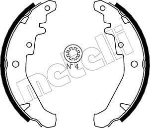 Brake Shoe Set 53-0078