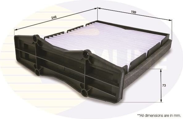 Filter, cabin air EKF153