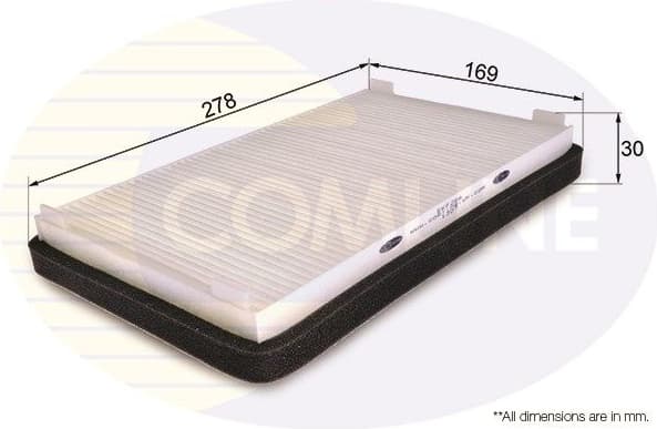 Filter, cabin air EKF286
