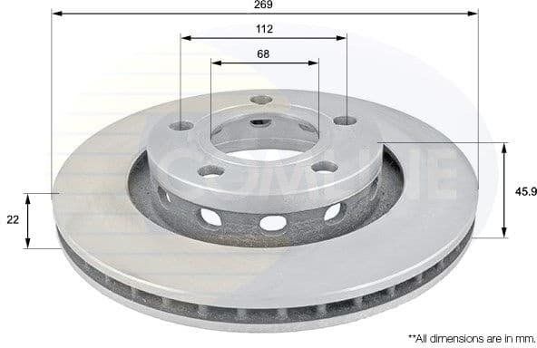 Brake Disc ADC1481V