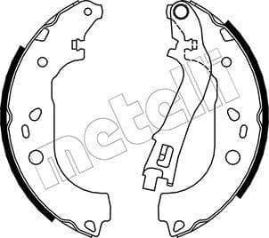Brake shoes 53-0088