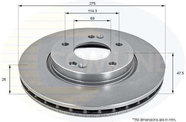 Brake Disc ADC2407V
