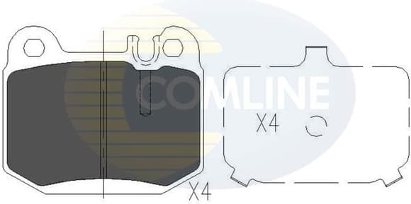 Brake Pad Set, disc brake CBP06025