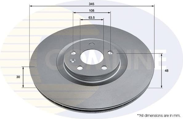 Brake Disc COATED ADC2923V