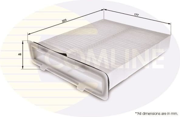 Filter, cabin air EKF316