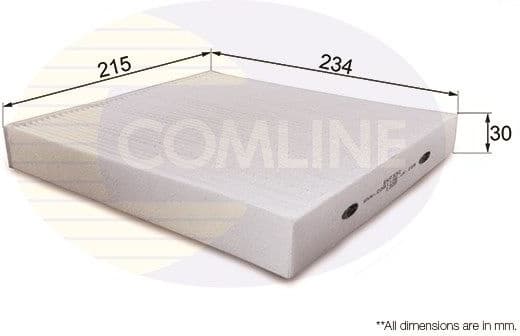 Filter, cabin air EKF330