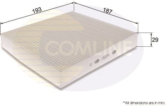Filter, cabin air EKF382