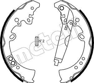 Brake Shoe Set 53-0445