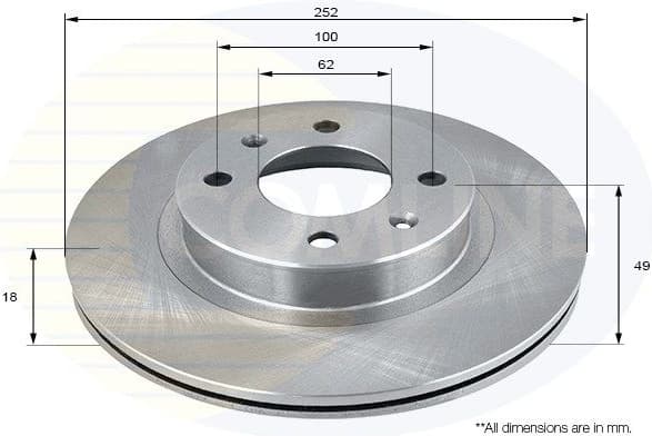 Brake Disc COATED ADC2401V