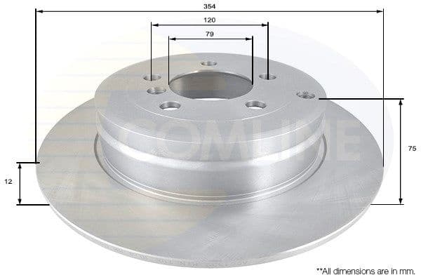 Brake Disc COATED ADC1332