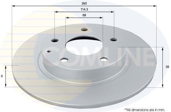 Brake Disc COATED ADC0477