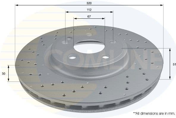 Brake Disc COATED ADC2810V
