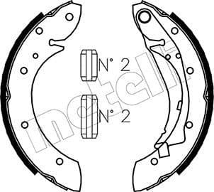 Brake Shoe Set 53-0023