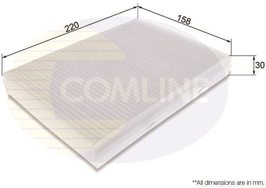 Filter, cabin air EKF343