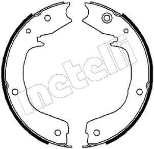 Brake shoes handbrake 53-0267
