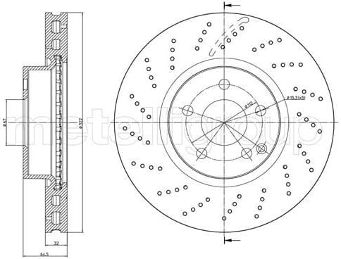 Brake Disc 23-1459FC