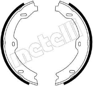 Brake shoes handbrake 53-0247