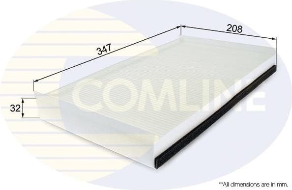 Filter, cabin air EKF279