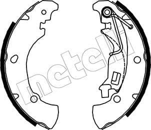Brake Shoe Set 53-0084