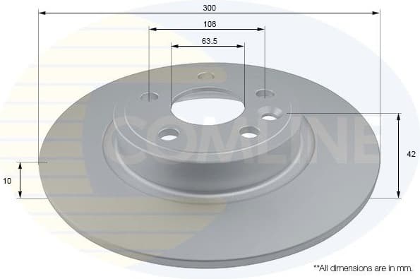 Brake Disc COATED ADC1283