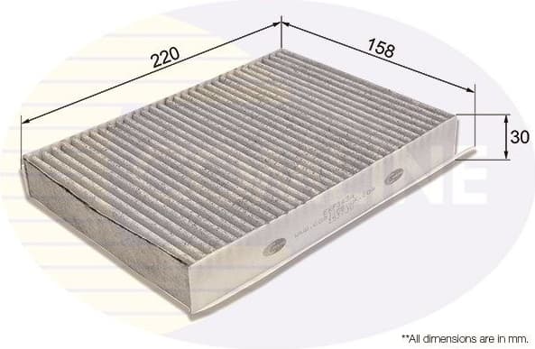 Filter, cabin air EKF343A