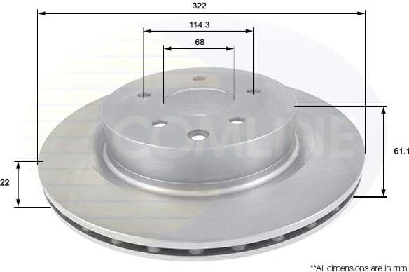 Brake Disc ADC0278V