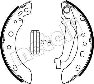Brake Shoe Set 53-0288