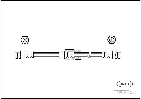 Brake Hose 19036320