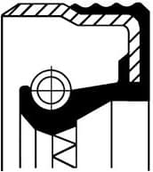 Seal differential-shaft 010 34081B